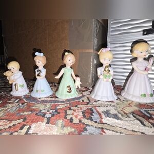 Enesco Growing Up Girls Collection #1-#5